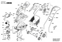 Bosch 3 600 H81 A00 Rotak 34 Lawnmower Spare Parts